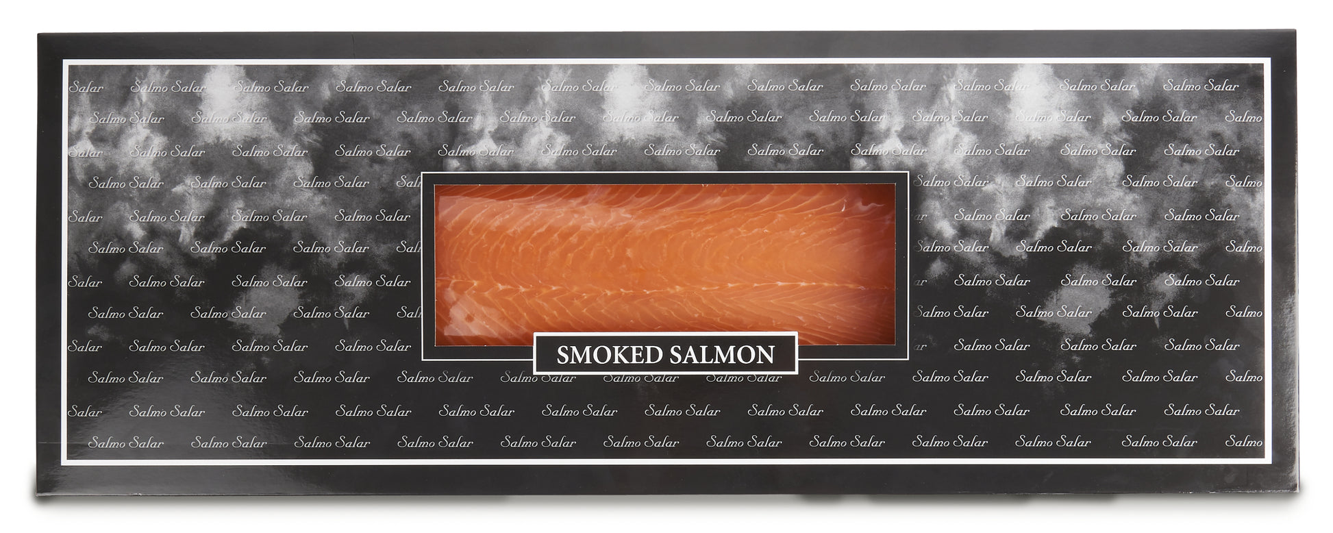 Saumon ASC fumé entier tranché main 1kg de Norvège Maison Vendsyssel by DFM Saveurs avec emballage boîte cadeau.